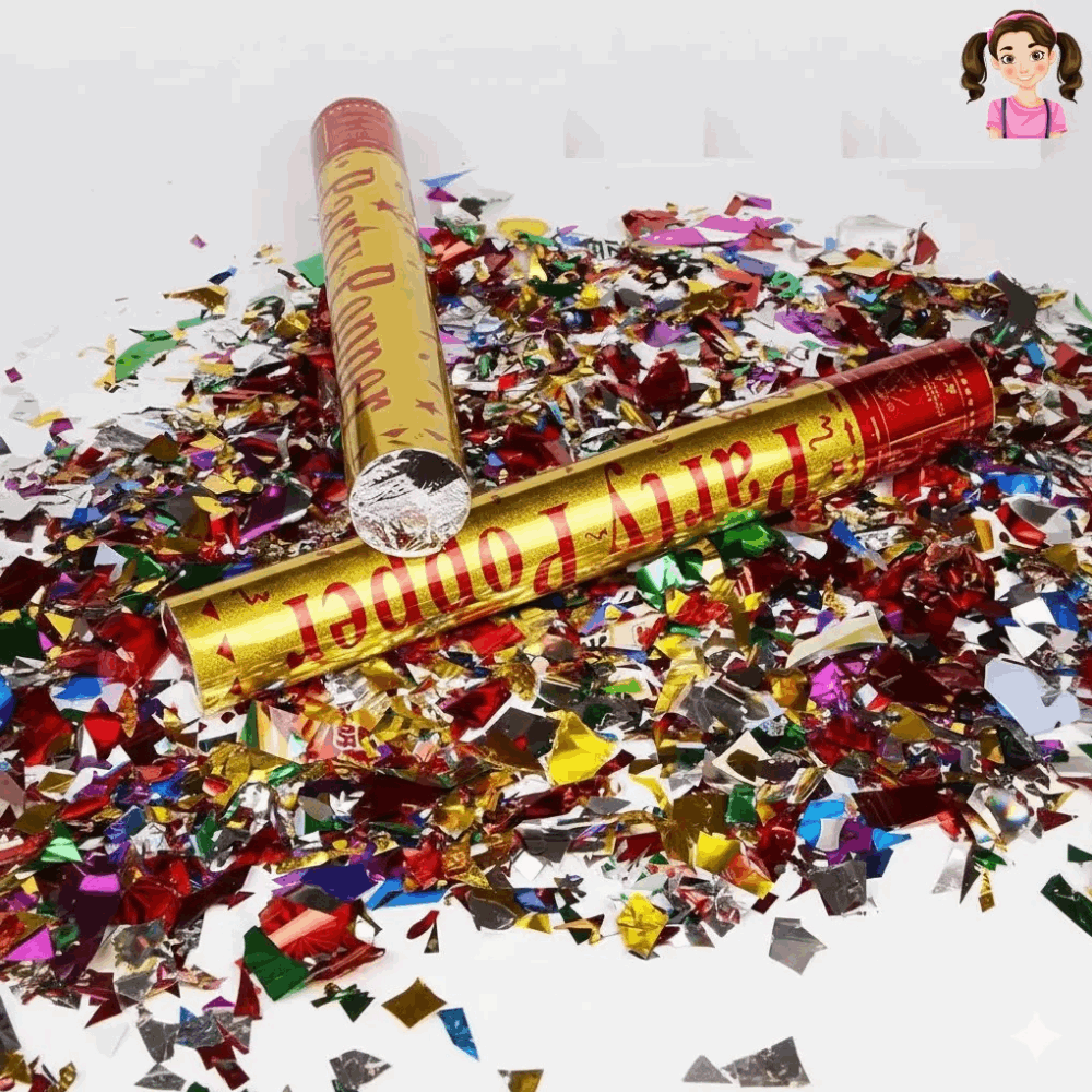 بالونات مدفع ورق صغير