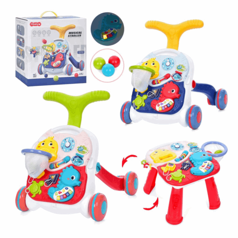 مشاية اطفال بيبى ووكر 3*1 A01-146 66548 بناتي