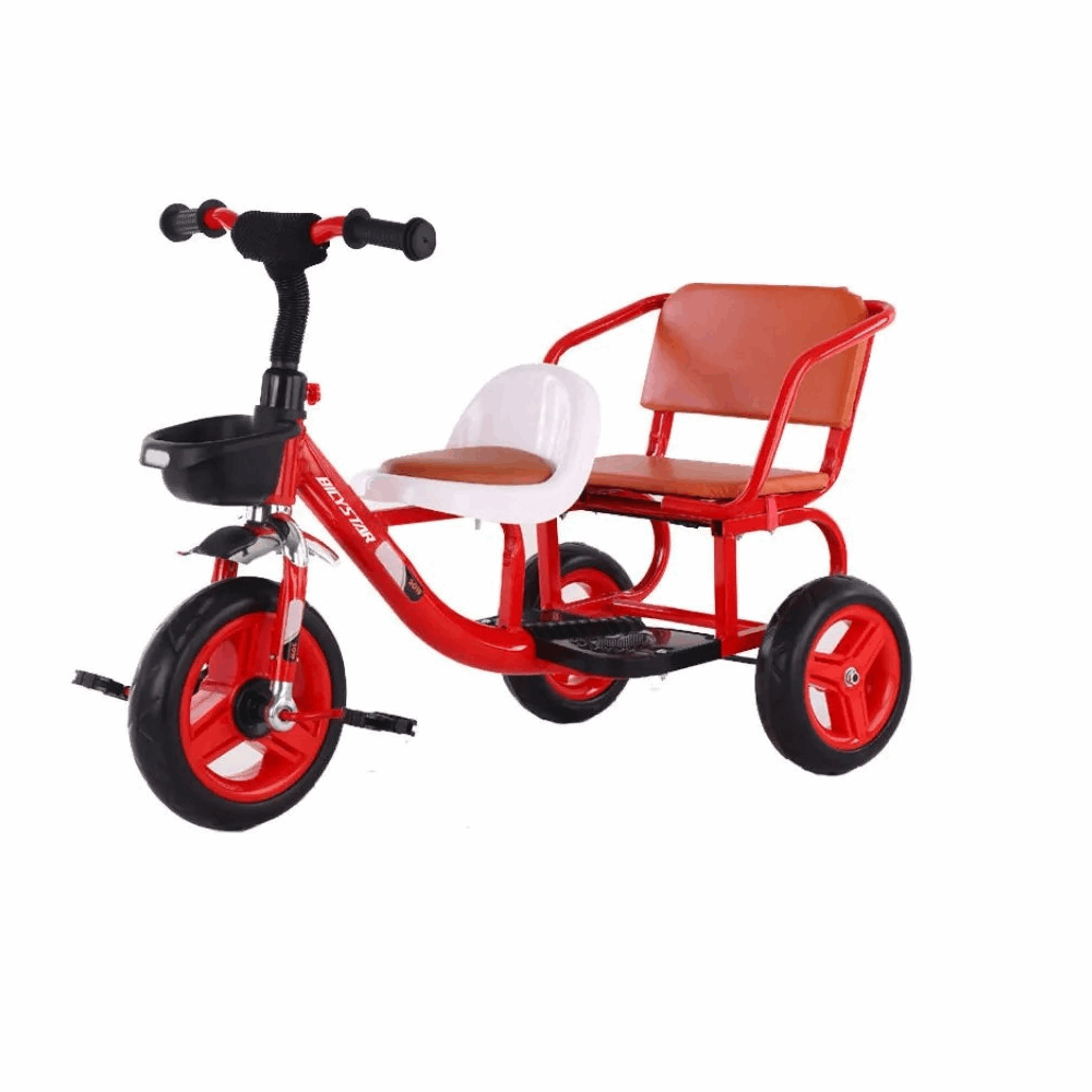 عجل اطفال Y-TS2610 عجلة كوكو 2 مقعد 9550-29 Red 2 كرسي