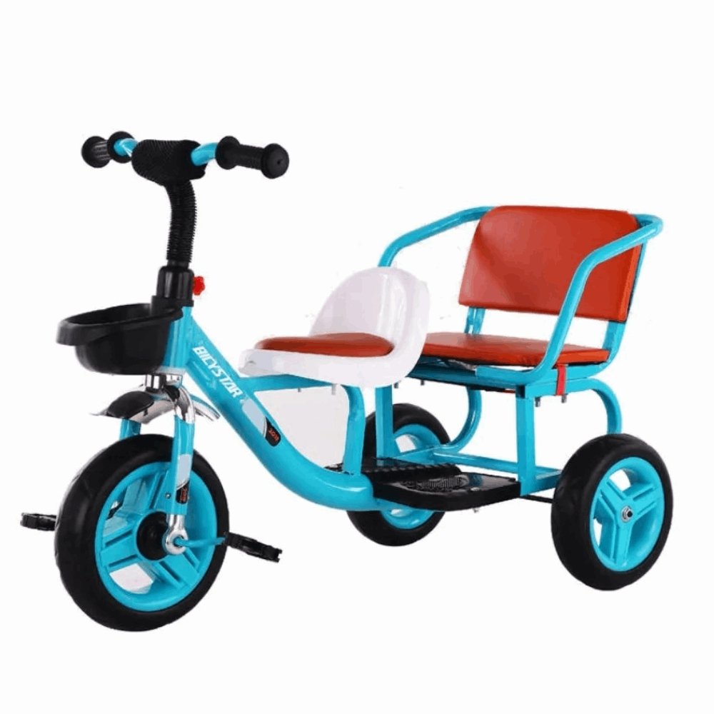 عجل اطفال Y-TS2610 عجلة كوكو 2 مقعد 9550-29 blue 2كرسي