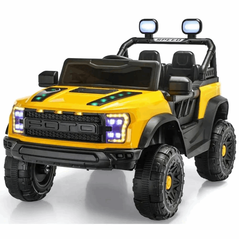 عربيات اطفال HF-901 عربية شحن كهرباء 9558-18 yellow 120*68*42