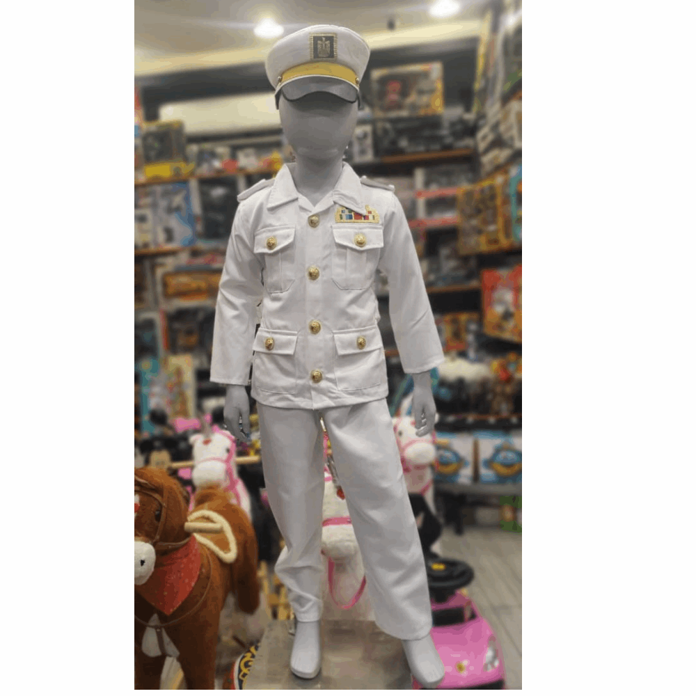 ملابس ضابط شرطة ابيض SIZE XS
