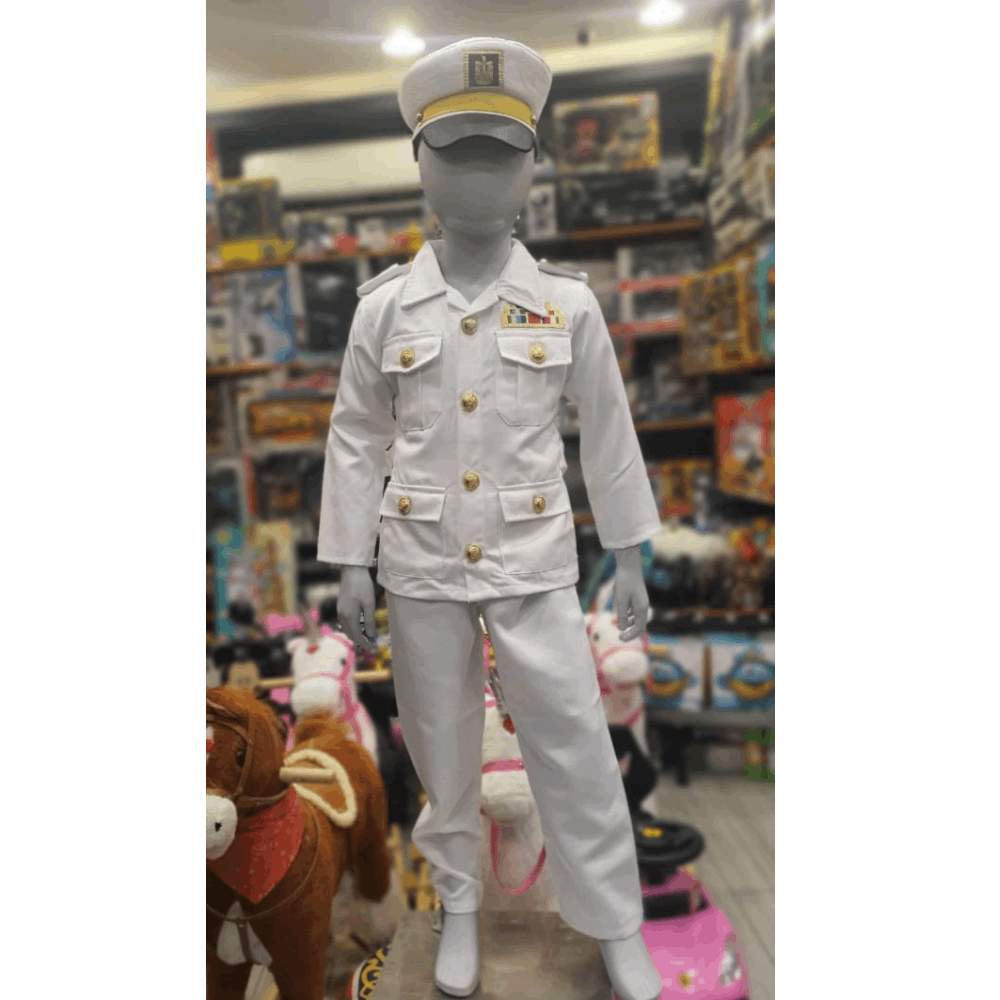 ملابس ضابط شرطة ابيض SIZE M
