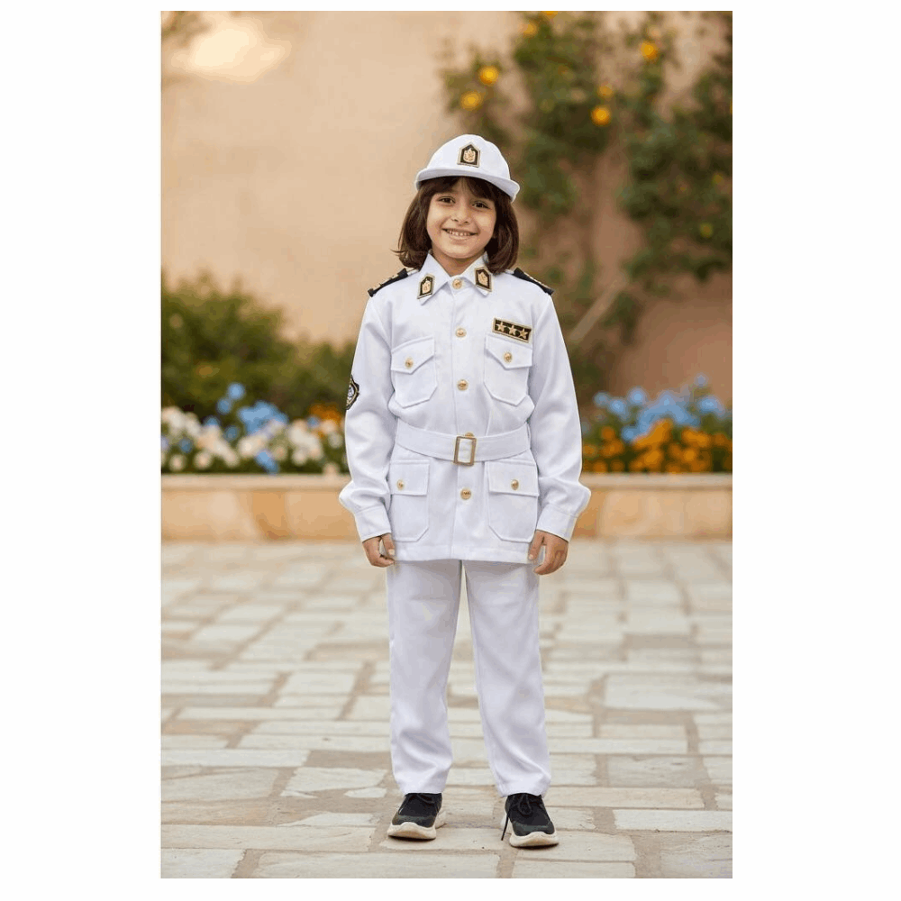 ملابس تنكرية ضابط شرطة ابيض SIZE M