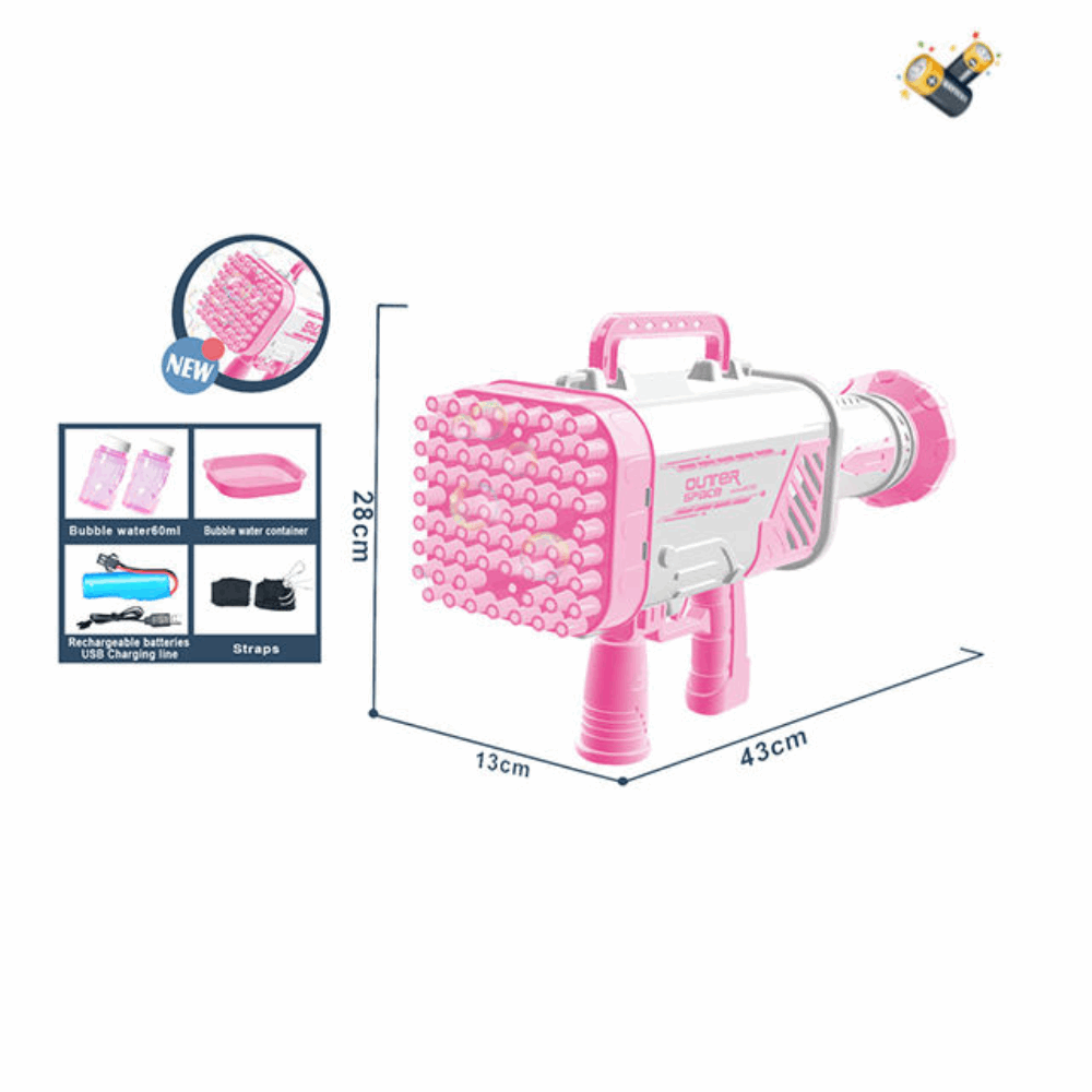 العاب اولاد مسدس بابلز شحن 1005B A34-399 PINK