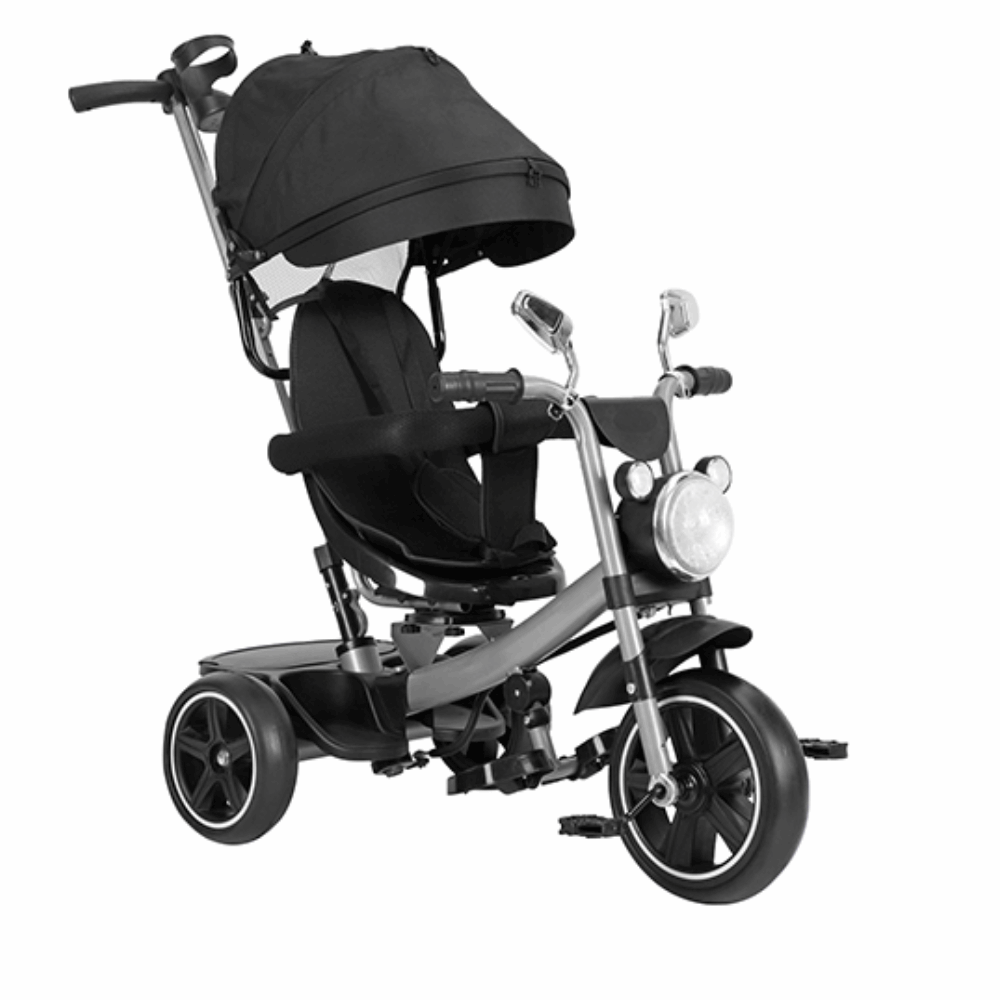 عجل عجلة كوكو بدال بمسند وشمسية ودراع توجيه Y-ts5554 Grey 701-33