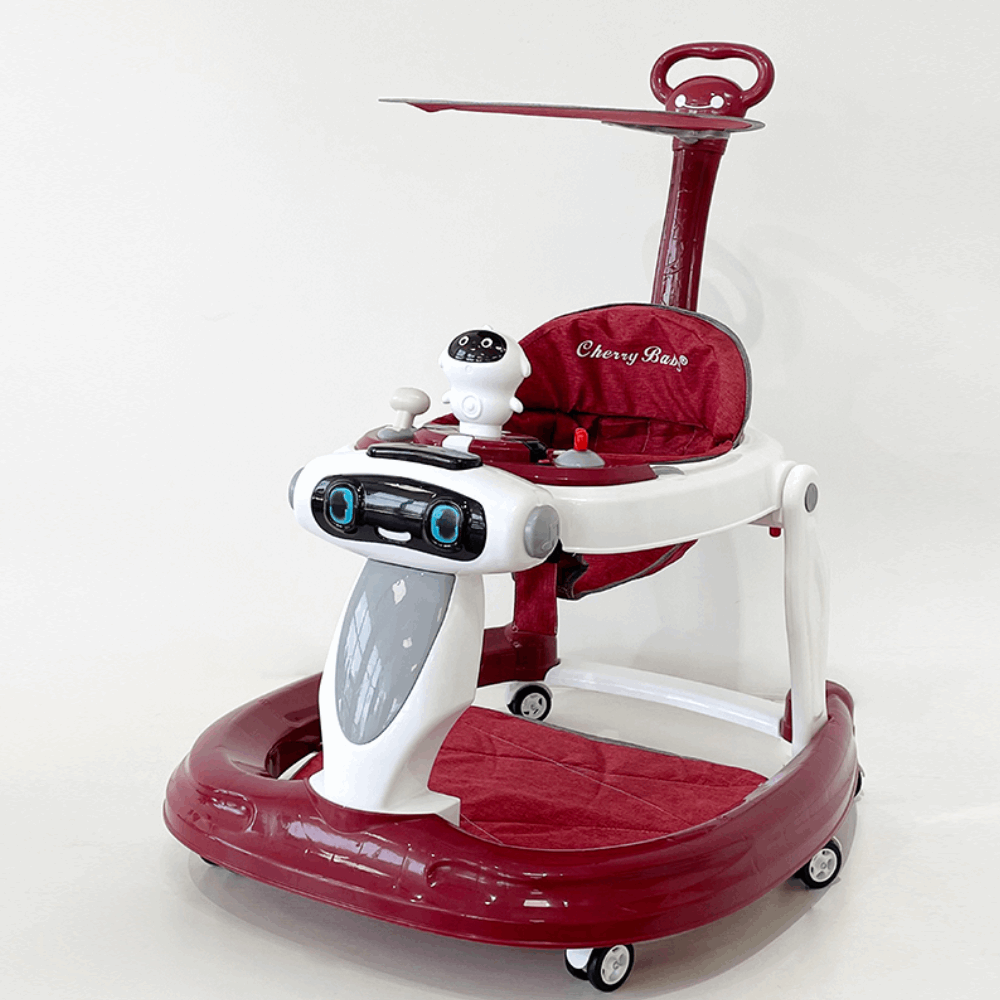 مشاية اطفال مشاية بيبى شمسية بدراع عجل سيليكون Ytbb-569y-kb-w003s Red 709-4-a01-849-a34-634