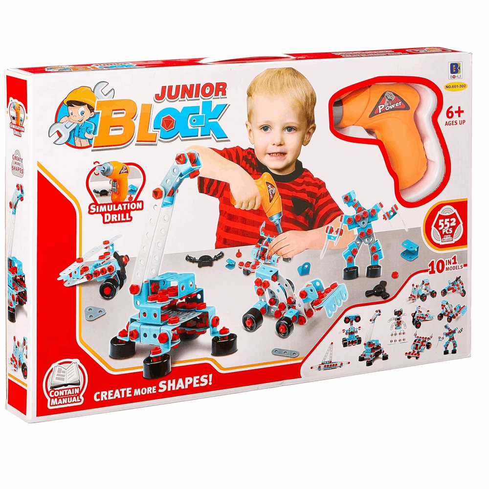 العاب اولاد ميكانو شنيور 661-302 552 PCS
