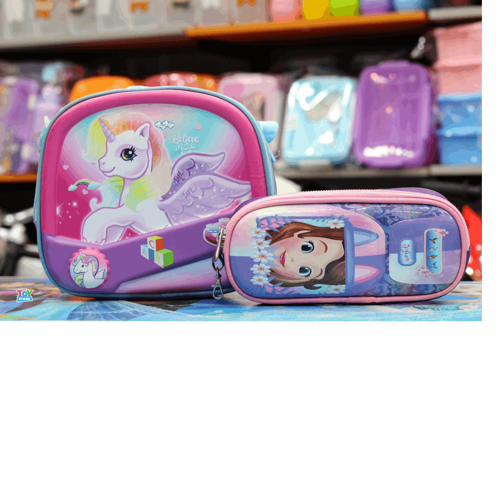 lunch bag &amp; Pencil case Unicorn