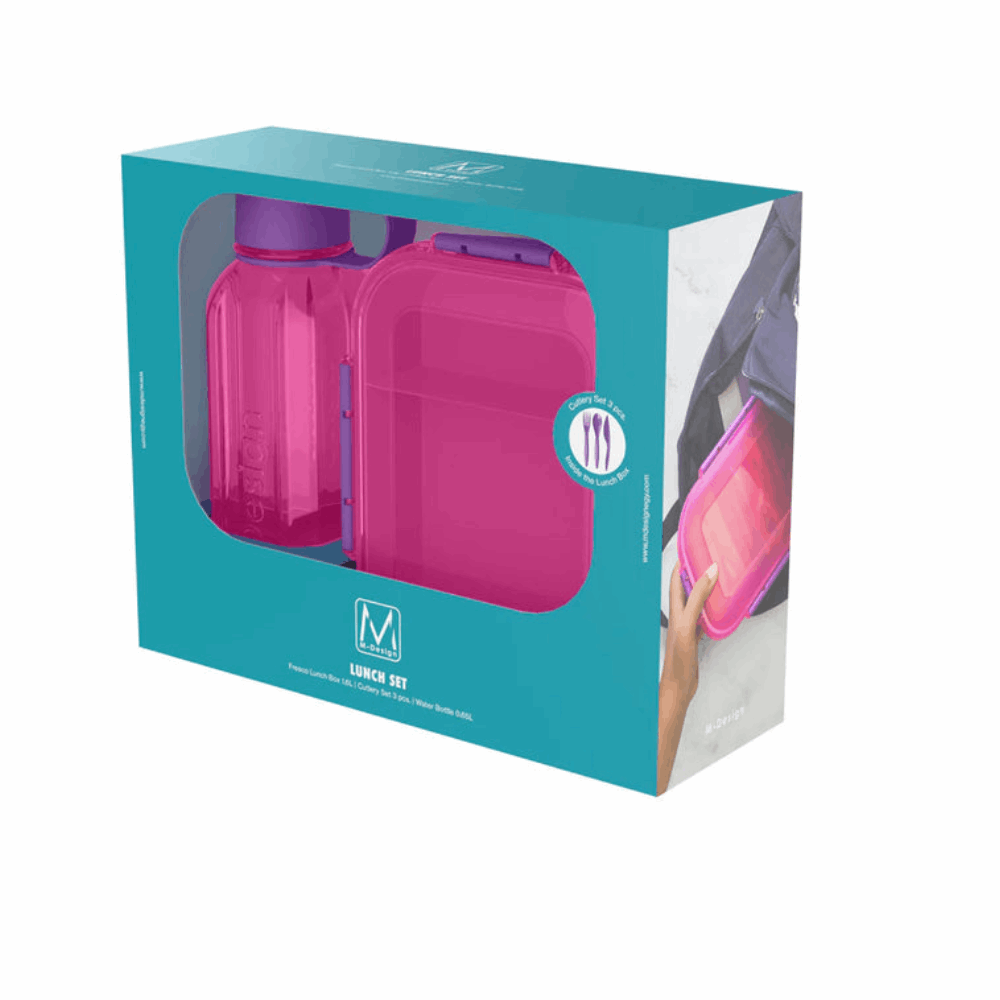 Lunch Box Lunch Set 1600+650ml 47519 Purple