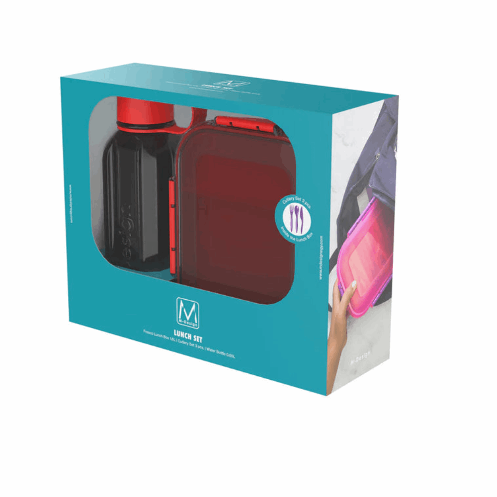 Lunch Box Lunch Set 1600+650ml 47517 black