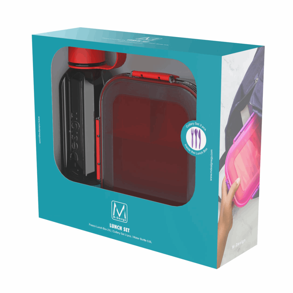 Lunch Box Lunch Set 2100+800ml 47492 Black