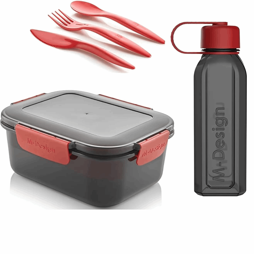 Lunch Box Lunch Set 1,100 ml 47514 Black