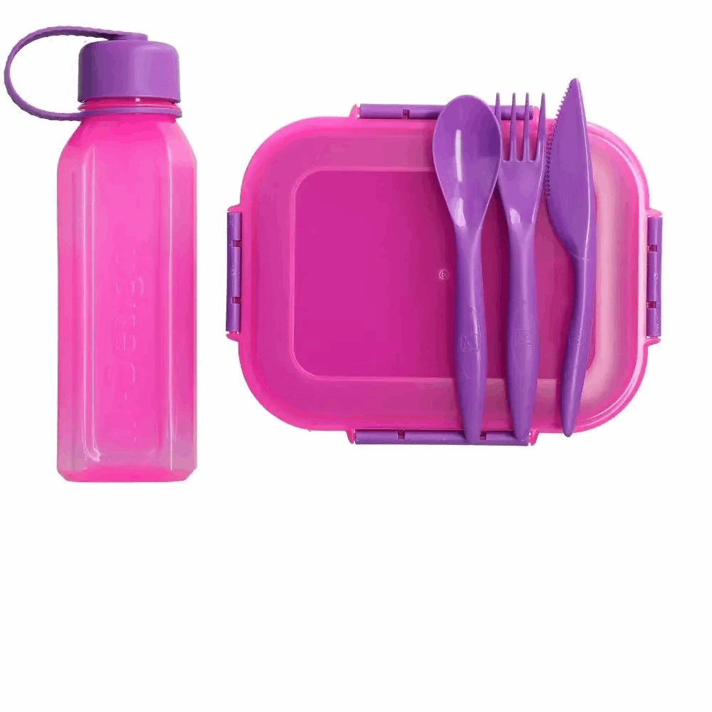 Lunch Box Lunch Set 1,100 ml 47662 Fuchssia