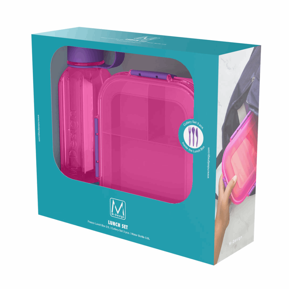 Lunch Box Lunch Set 2100+800ml 47491 Purpple