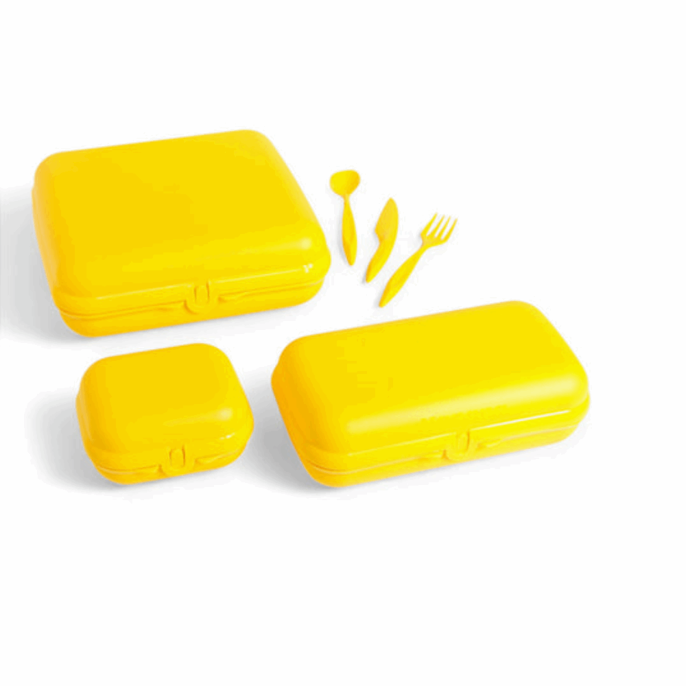 Lunch Box ايزى لوك جامبو 4x1 47647 Yellow