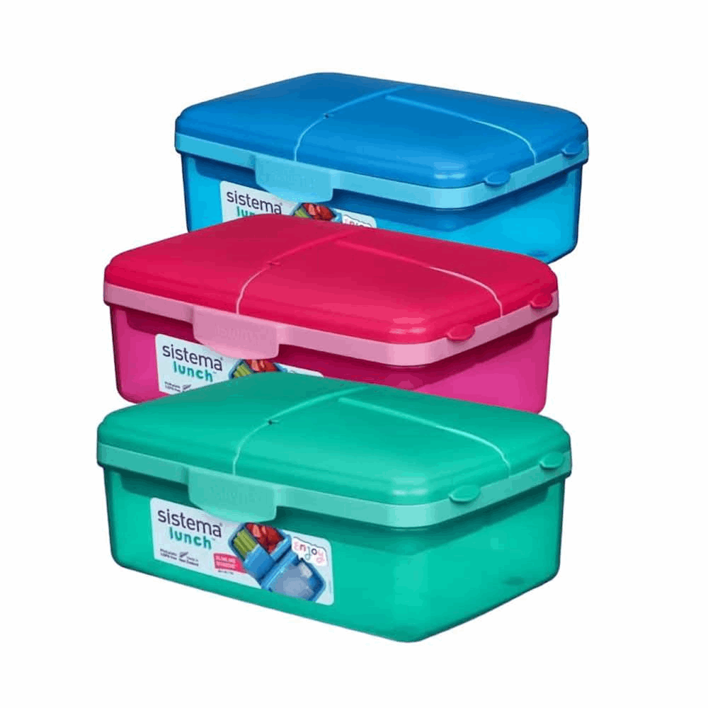 Lunch Box Madkasse Slimline  لانش بوكس - الوان 1.5لتر