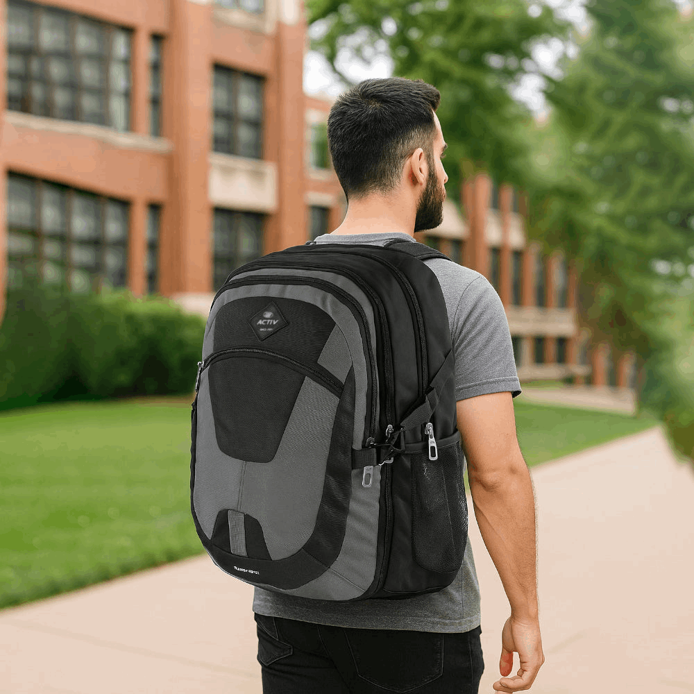 Bag Bag/activ/bck25133 Activ Unisex Black*d.grey,25l