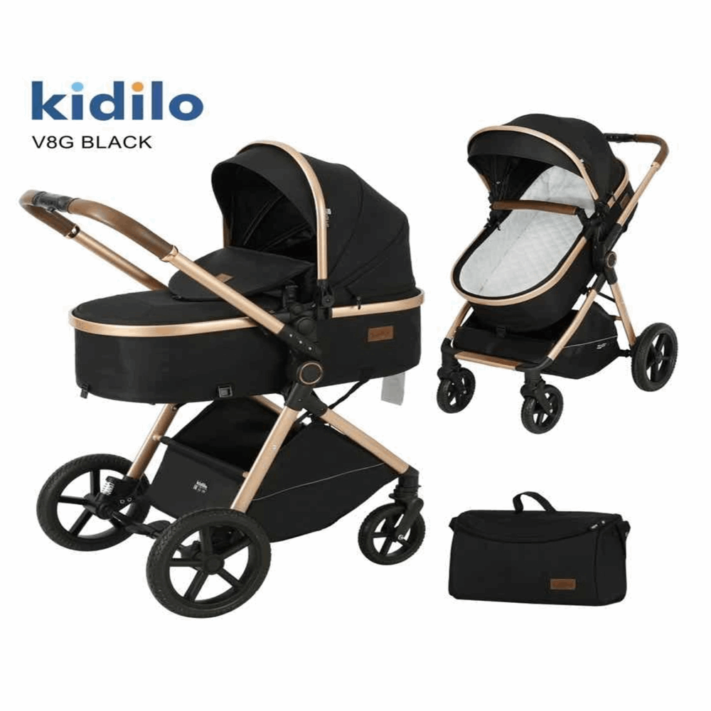 مستلزمات اطفال سترولر V8G kidilo black