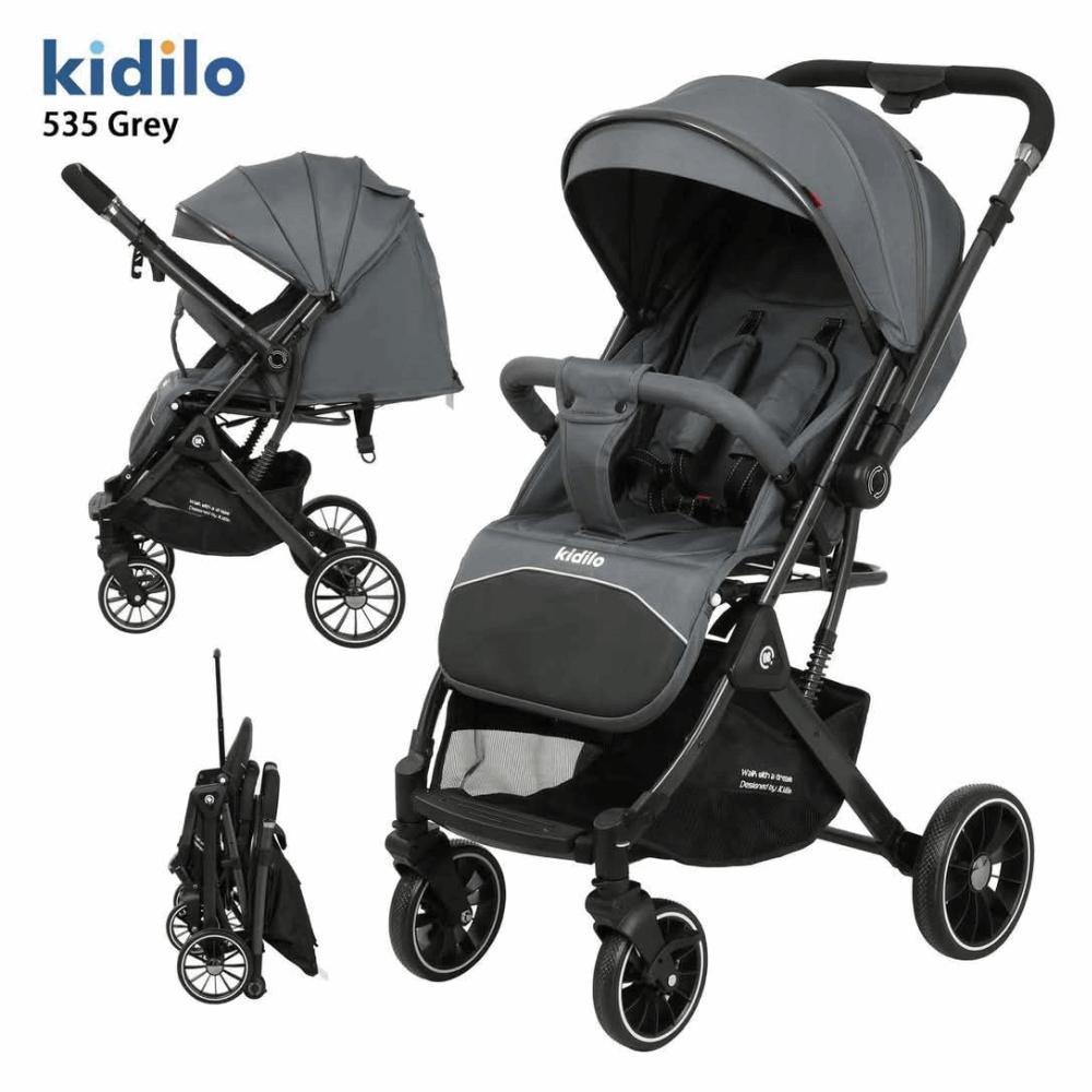 مستلزمات اطفال سترولر 535 kidilo Grey