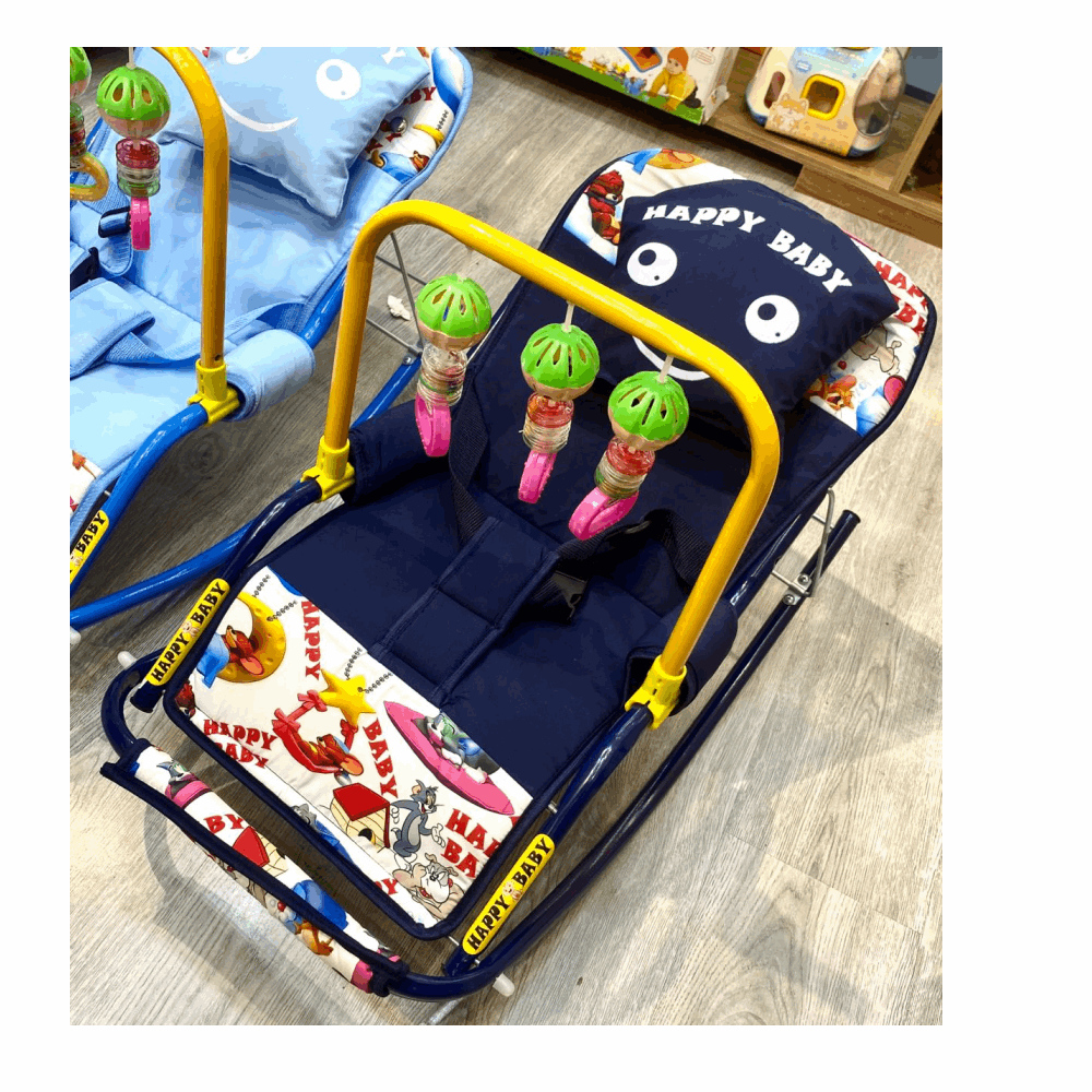 كرسي اطفال باونسر عادي Navy Blue