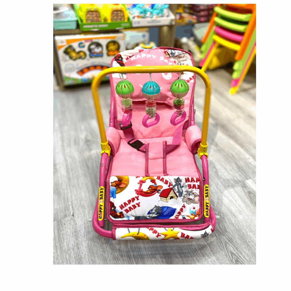 كرسي اطفال باونسر عادي Pink