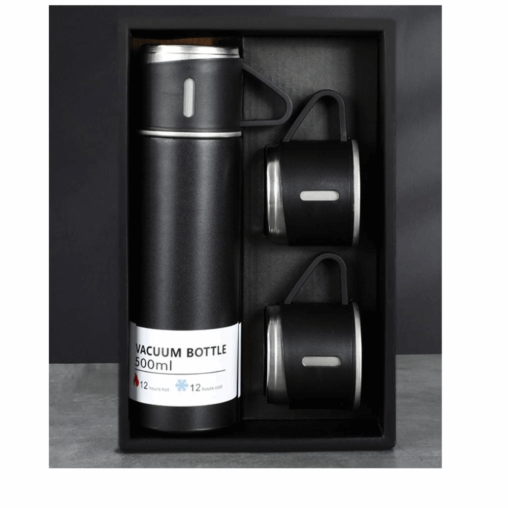 Bottles طقم بوتل 2 كوب 500ML,black