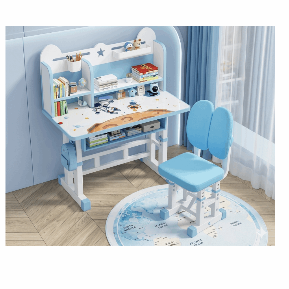 مكتب اطفال مكتب أطفال خشب 825-6 Blue