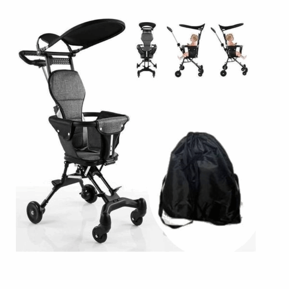 Stroller عجلة موجهة بدراع وشمسية للبيبى MS-M1P