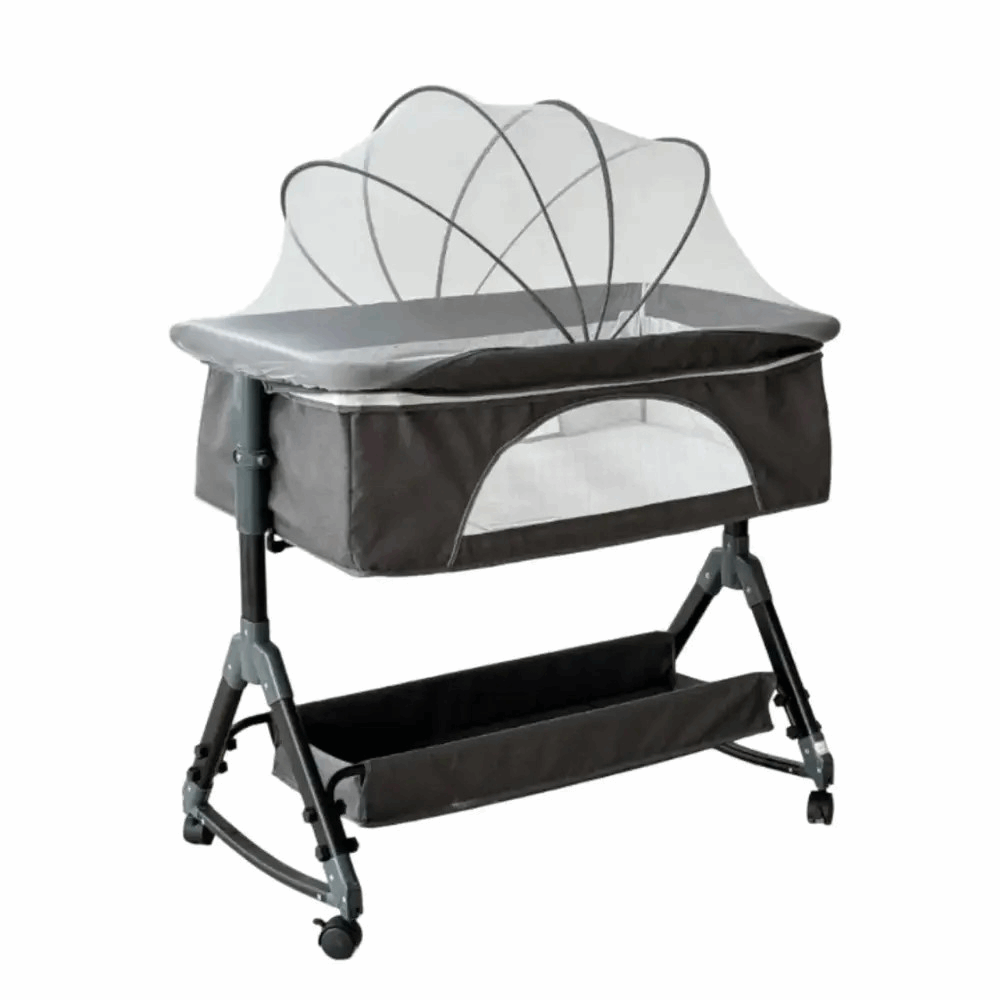 سرير بيبي سرير بيبى معدن LB-C166 Gray