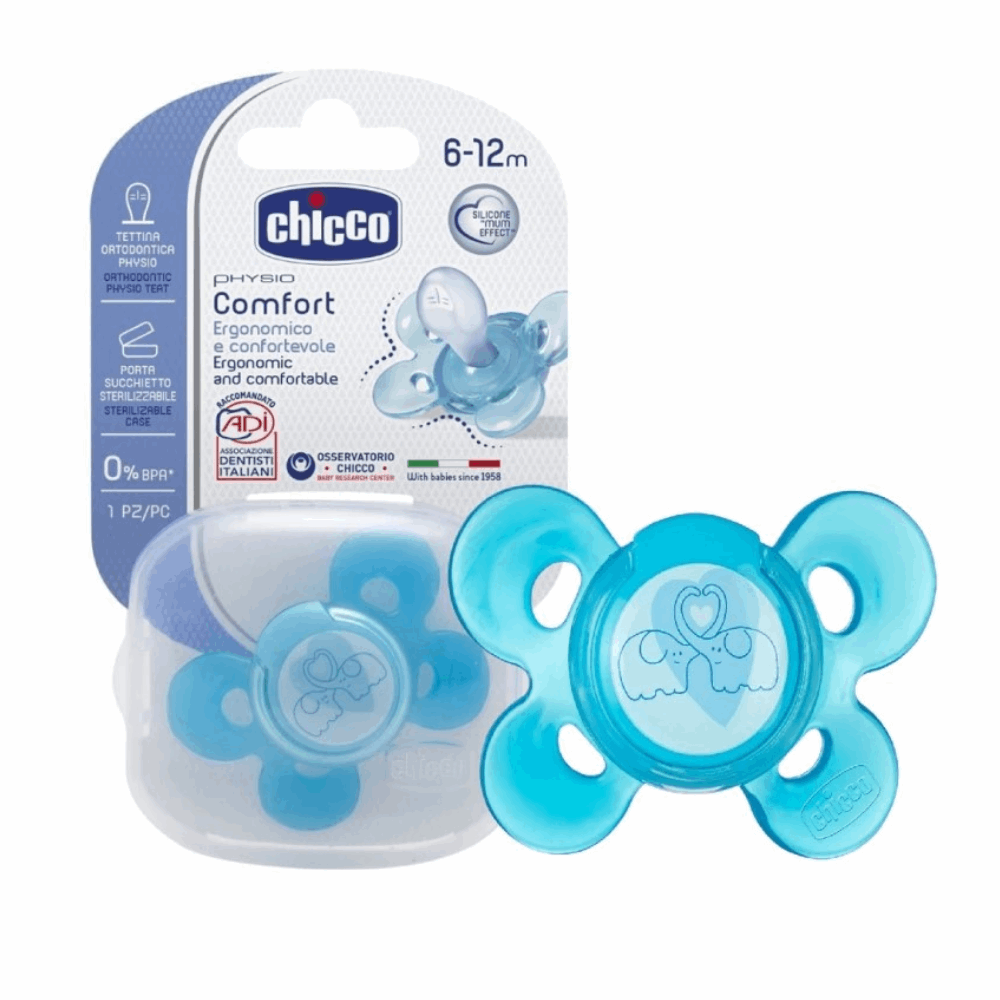 Chicco سكاته كومفرت مفرد سليكون 6-12 م بنى Chicco