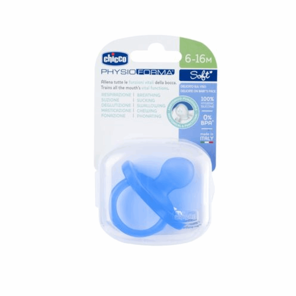 Chicco سكاتة سوفت سليكون 6-16 بلو Chicco