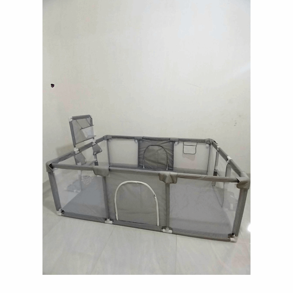 العاب خيمة معدن مع باسكت A34-091 فضي 66*126*126