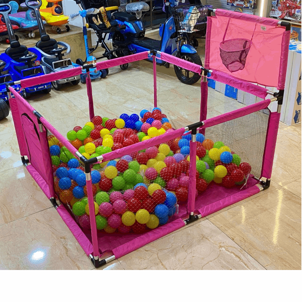 العاب خيمة معدن مع باسكت A34-091 بينك 66*126*126