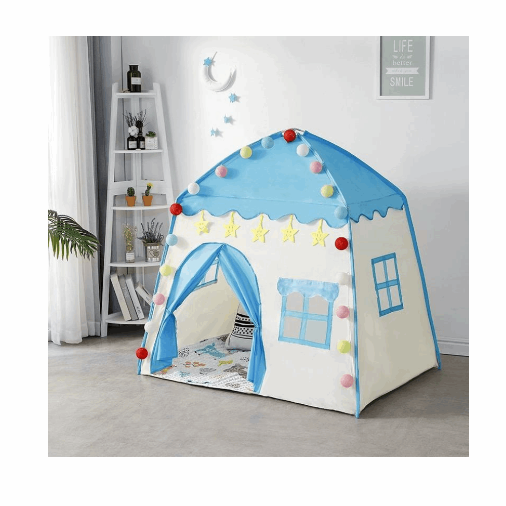 العاب خيمة قلعة A34-458 Blue 100*130