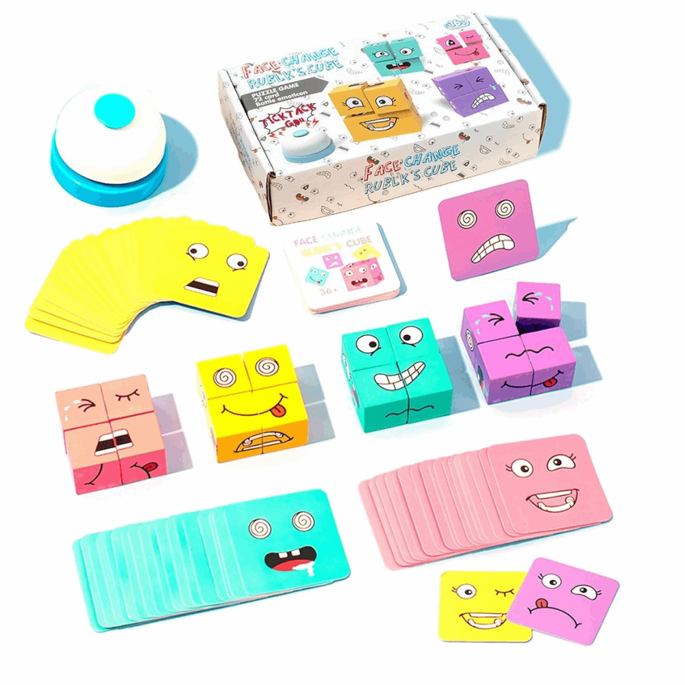 تنمية المهارات بازل مكعبات جرس 820-27