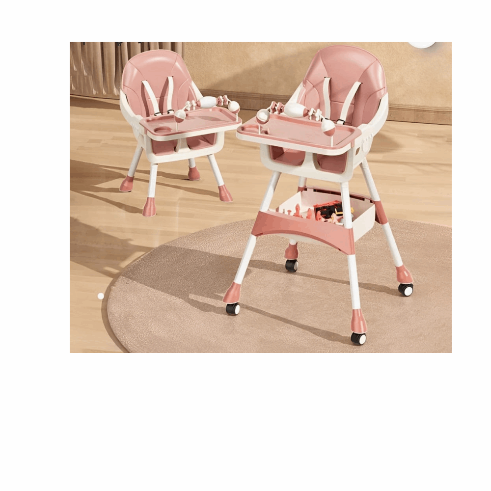 مستلزمات اطفال كرسي طعام kidilo S360 Pink