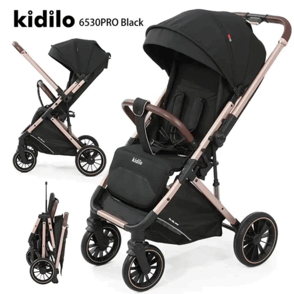 Stroller سترولر 6530 PRO kidilo BLACK
