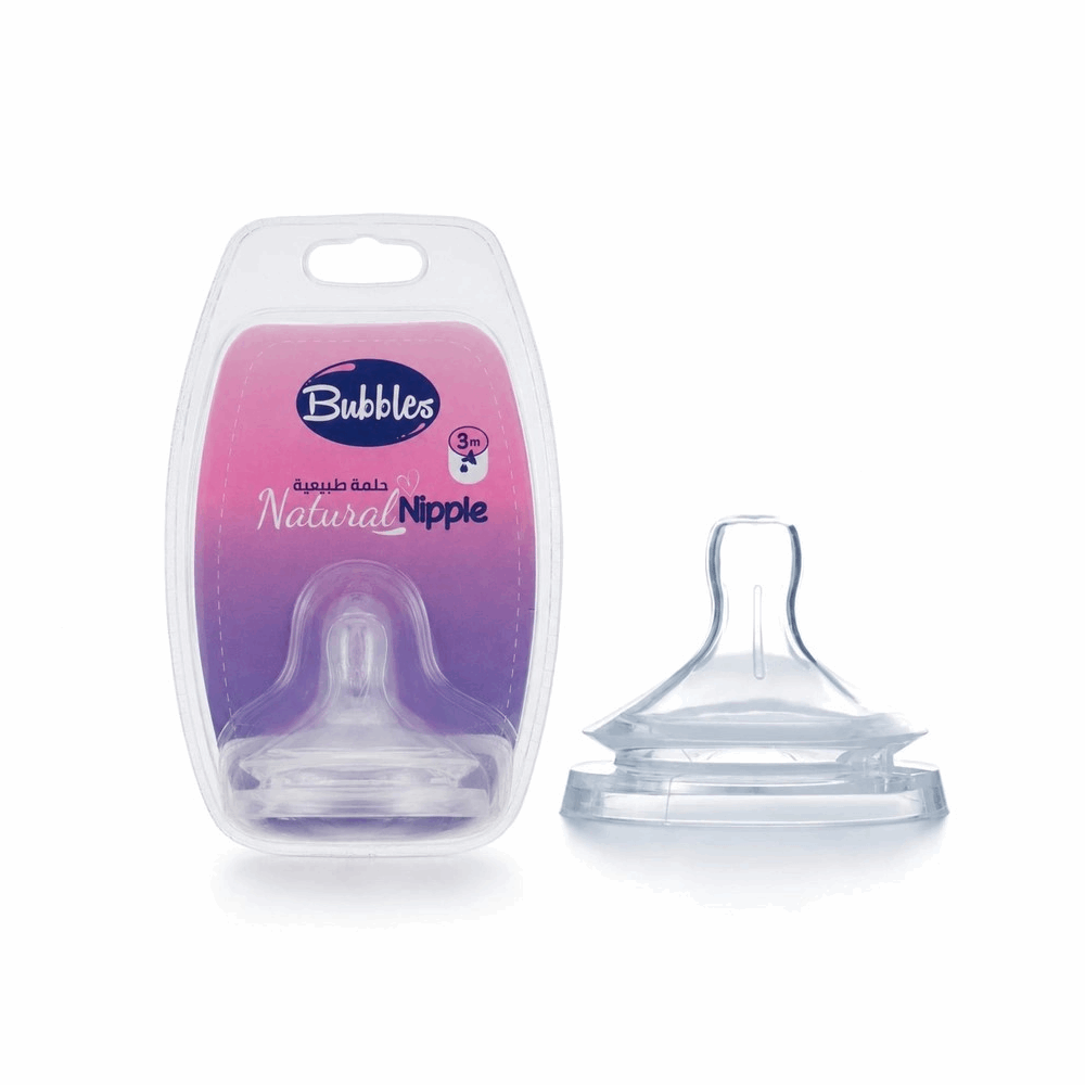 Bubbles حلمة ناتشورال(3-m) بابلز