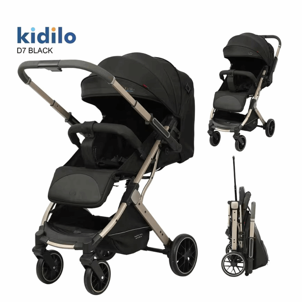 Stroller سترولر D7 kidilo black