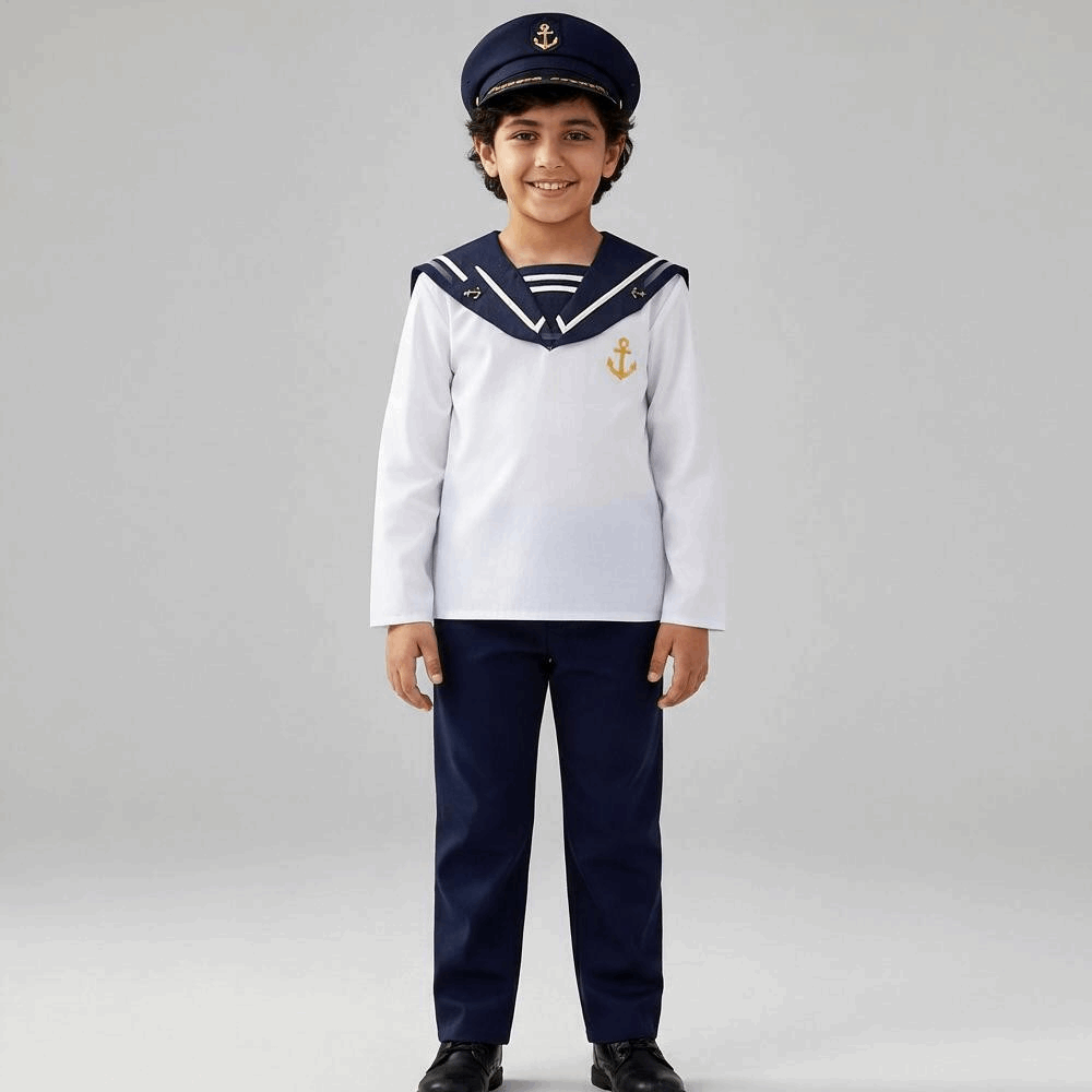 ملابس تنكرية ضابط بحرية ولد SIZE S