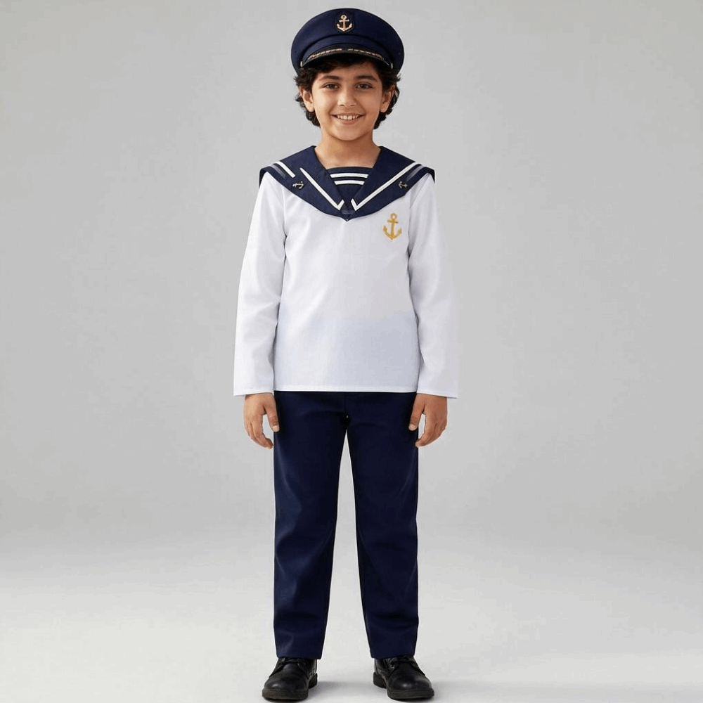 ملابس تنكرية ضابط بحرية ولد SIZE L