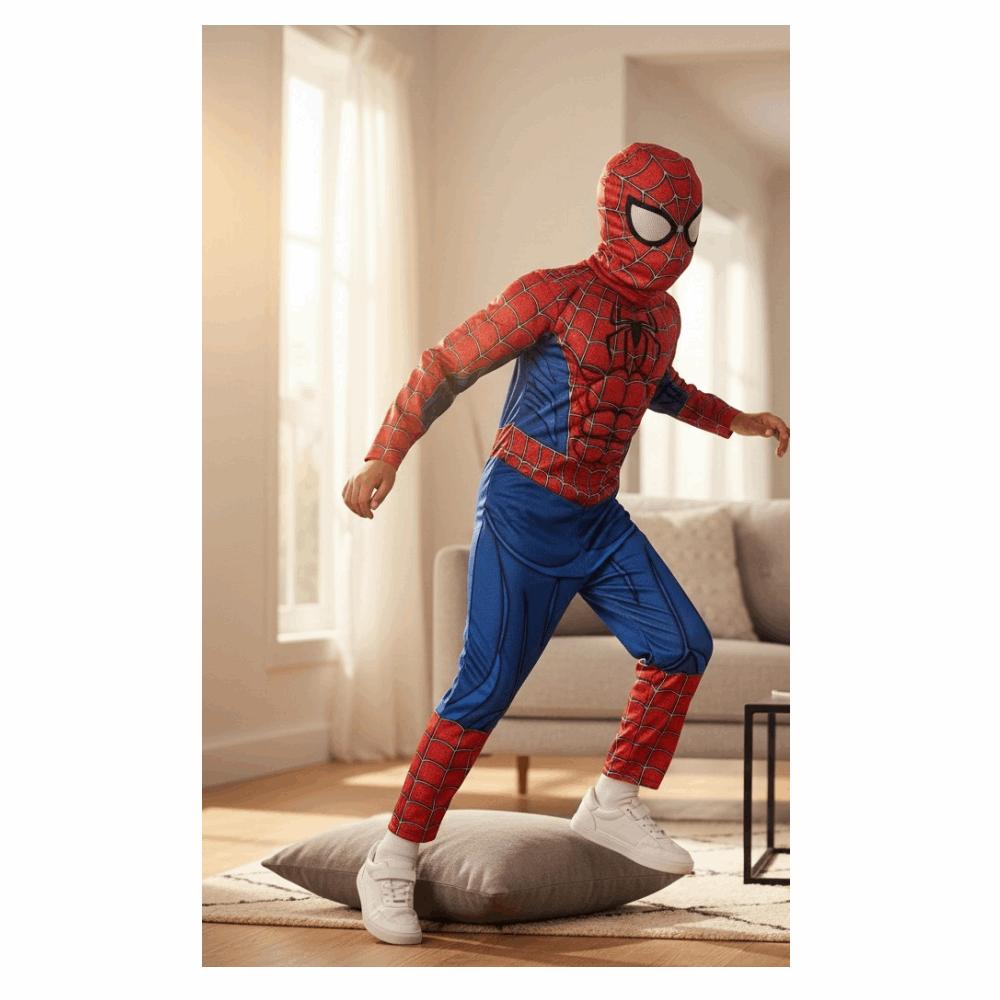 ملابس تنكرية سبايدرمان 3D SIZE S