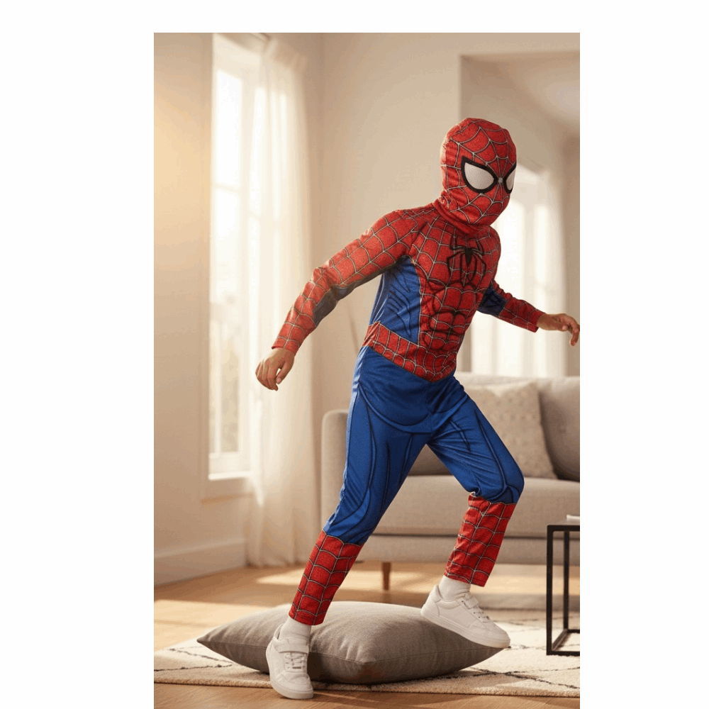 ملابس تنكرية سبايدرمان 3D SIZE L