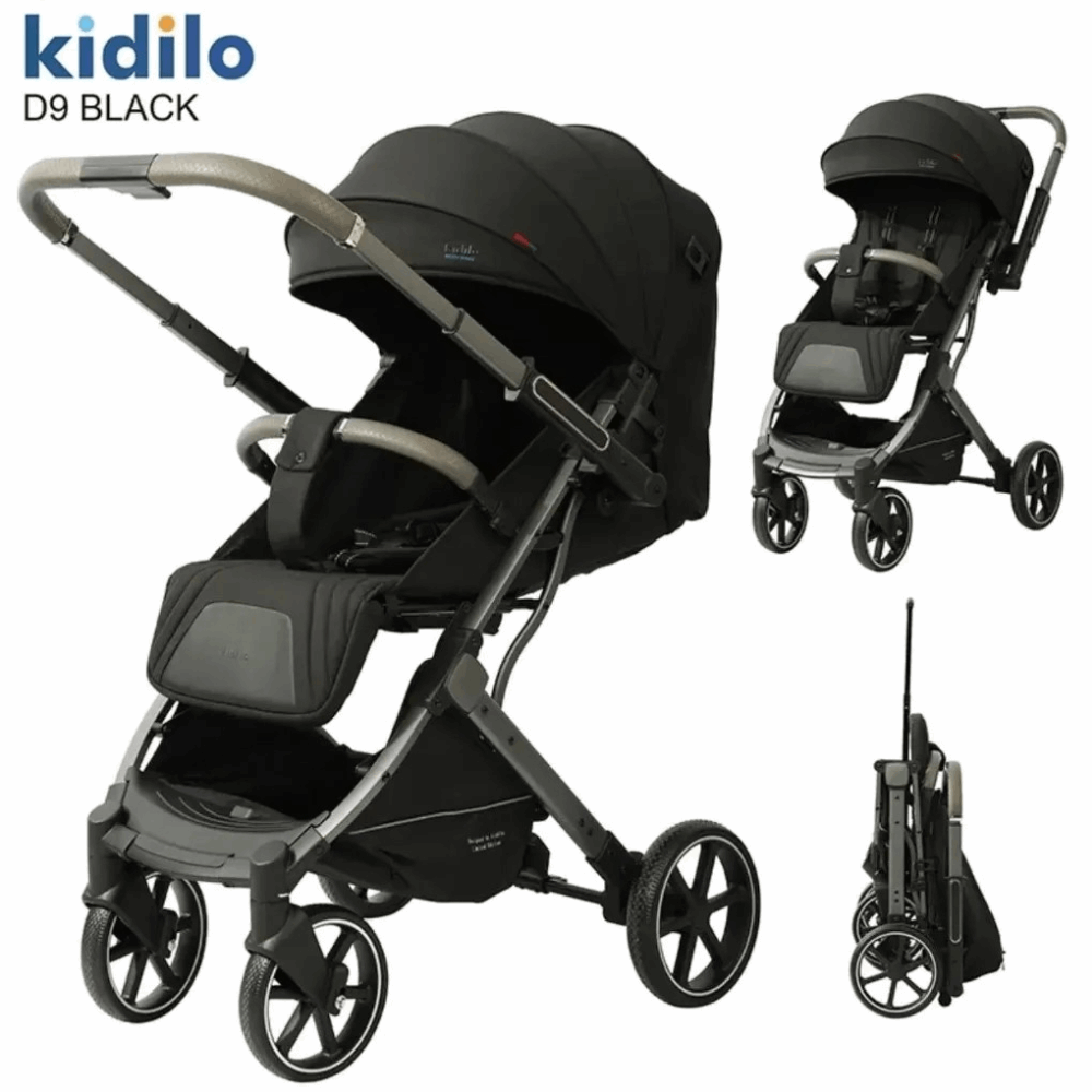 Stroller سترولر D9 kidilo BLACK