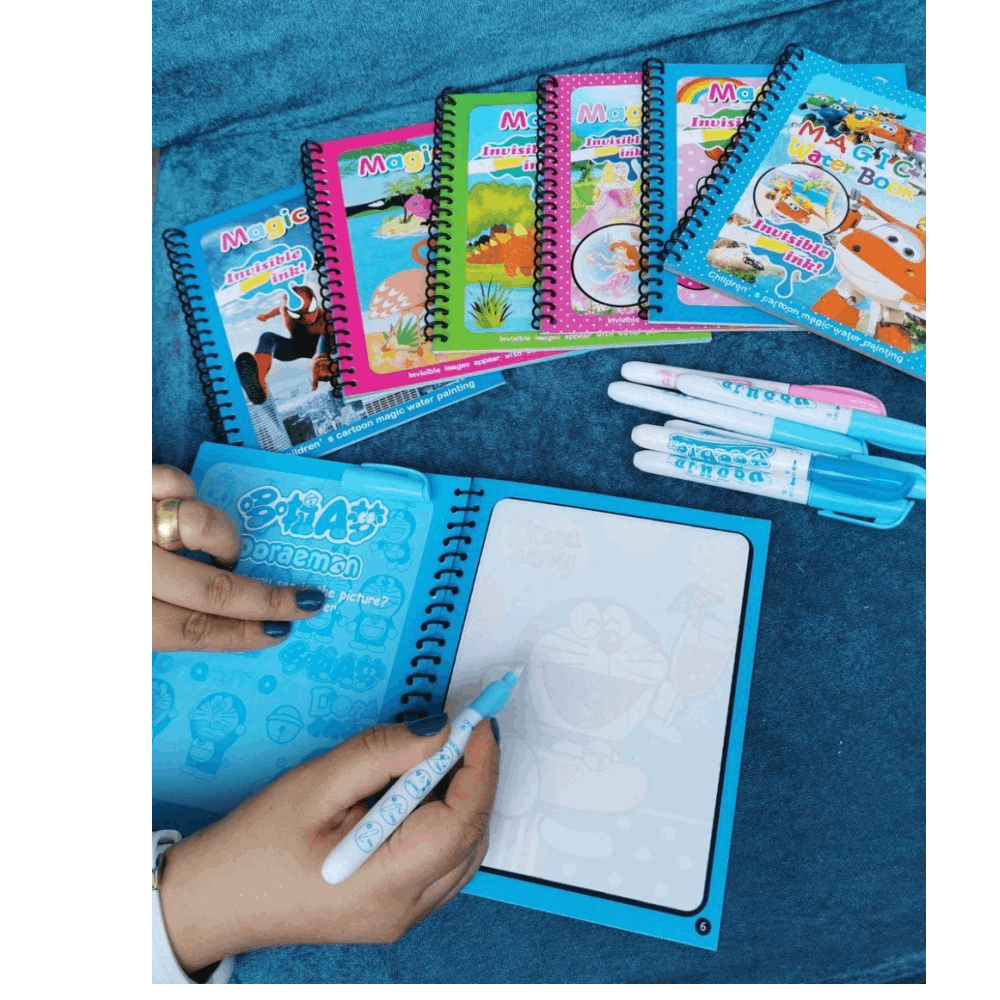 تنمية المهارات كتاب سحري كرتون وسط w50-27